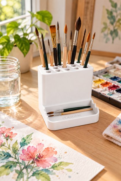 Brush Organizer and Drying Stand Organizer Bioplastic 🌽