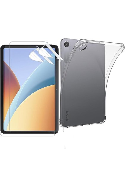 واقي شاشة بملمس ورقي وغطاء شفاف من TPU لجهاز Redmi Pad 2 SE 9.7 بوصة