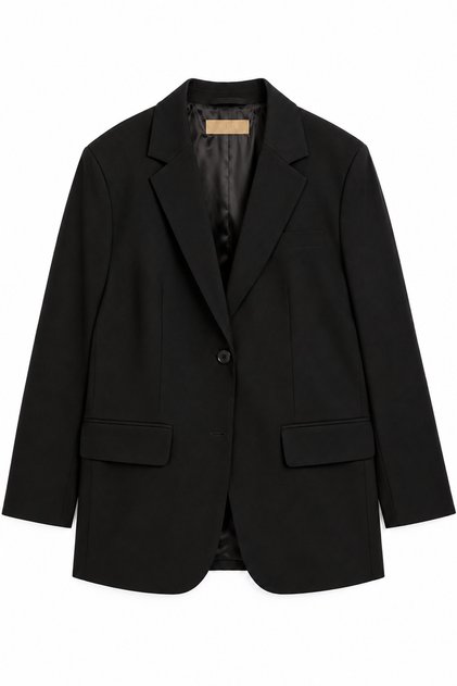 Kadın Oversize Blazer Ceket Siyah