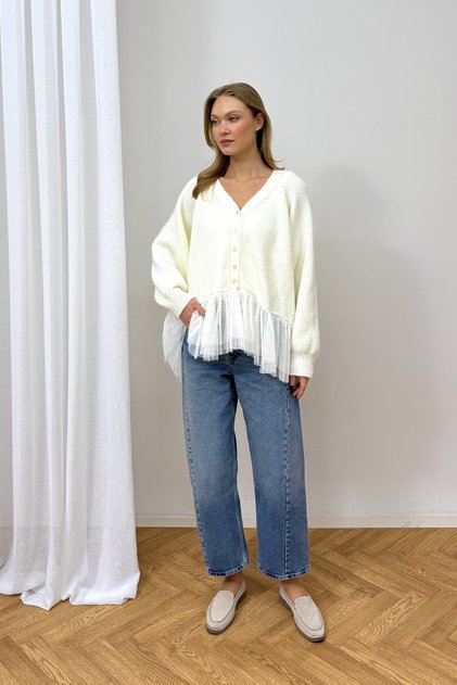 Tulle Knitwear Cardigan 3-1234