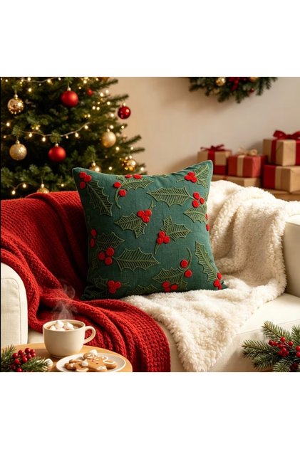 Design Festive Kırlent Kılıfı