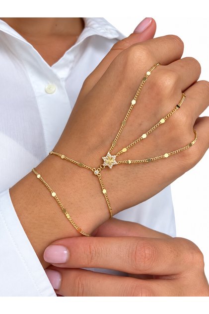 Star Figurine Adorned with Sparkling Zircon Stones Şahmeran