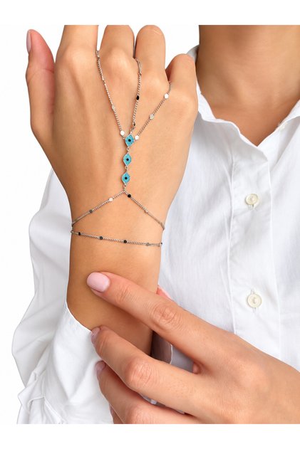 Stylish Turquoise Sparkle Vip Model Şahmeran