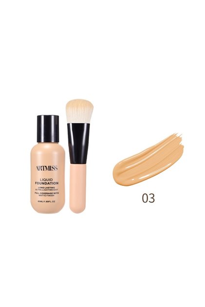 Artimes Liquid Foundation Makeup Set with Brush