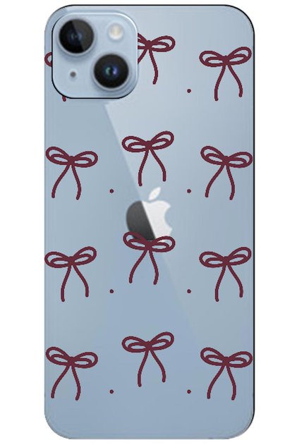 iPhone 15 Plus Bow Burgundy (Burgundy)