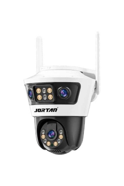 Cameră de supraveghere WiFi Jortan 6 - 9MP(3+3+3), Full HD, de exterior sau de interior, senzor de mișcare, vedere nocturnă, microfon, difuzor, aplicație Yoosee