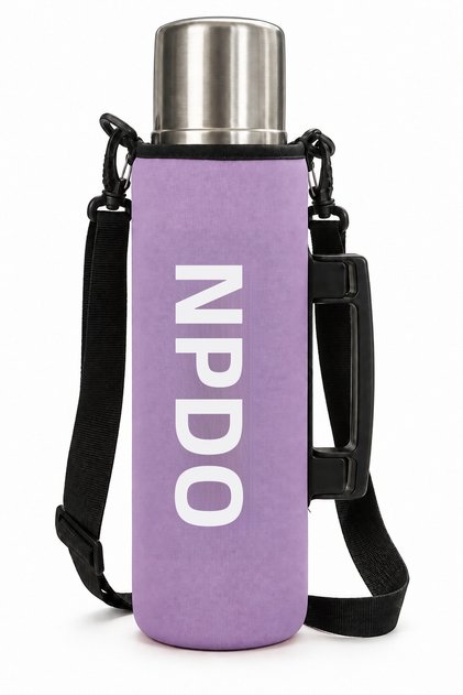 Nt01 2-Layer Vacuum Technology 24H Hot 48H Cold 72H Ice Protection Steel Thermos with Lilac Case