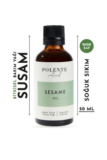 Susam Yağı - %100 Saf, Soğuk Sıkım (50 ml)