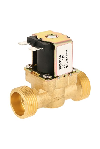 3/4" 12V 1pc DC12V G3/4 Normal Closed Brass Electric Solenoid Valve for Water Solenoid Valve