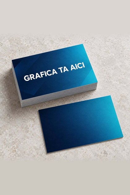 Cărți de vizită personalizate 9x5 cm, 100 buc, față-verso, carton 350 g