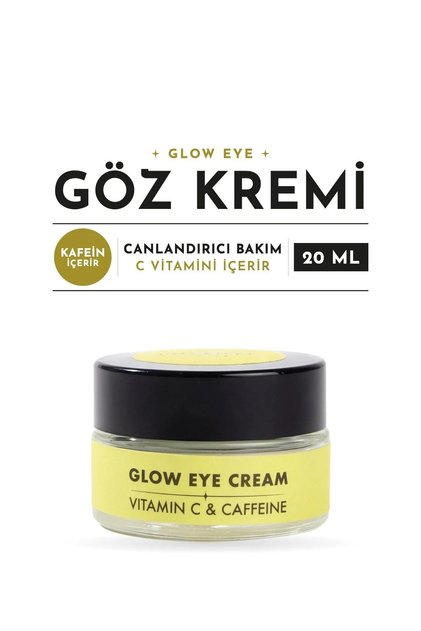 Glow Eye Cream - C Vitamini & Kafein İçeren Canlandırıcı Göz Kremi (20 ml)