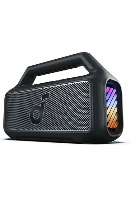 Boxa portabila Soundcore Boom 2, 80W, BassUp 2.0, IPX7, Lumini RGB, Bluetooth 5.3, Negru