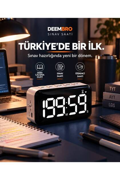 kronometreli ders çalışma saati Sınav Saati 2026 2027 deneme sınavlarına uygun öğrenci saati LGS AYT TYT maarif modeli deneme sınavlarına tam uyumlu