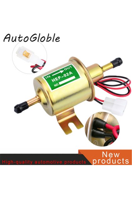 High Quality Low Pressure Universal Diesel Petrol Gasoline Electric Fuel Pump HEP-02A 12V 24V For Ca