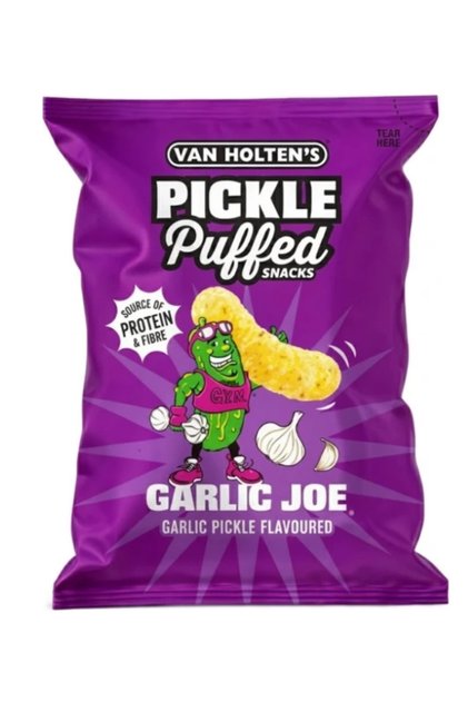 Van Holten's Pickle Puffed Snacks Garlic Joe 90g