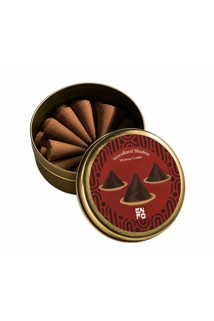Woodland Shadow – Tarçın & Sandal Ağacı Konik Tütsü | Cinnamon & Sandalwood Incense Cones
