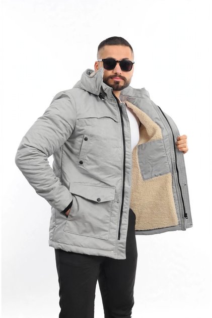 Men's Winter Mobile Hooded Coat Coat