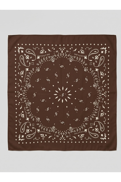 Kujten Design Minimal Shawl with Pattern Premium Soft Textured Square Shoulder Shawl (90 X 90 cm)
