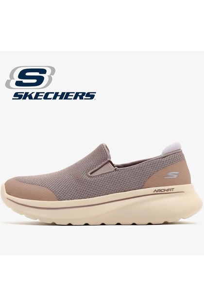 Go Walk Arch Fit N-Joy 125841 Unisex Sports Shoes Beige