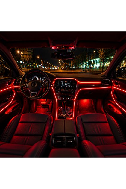 Bandă LED neon flexibilă 5m 12V ROȘU