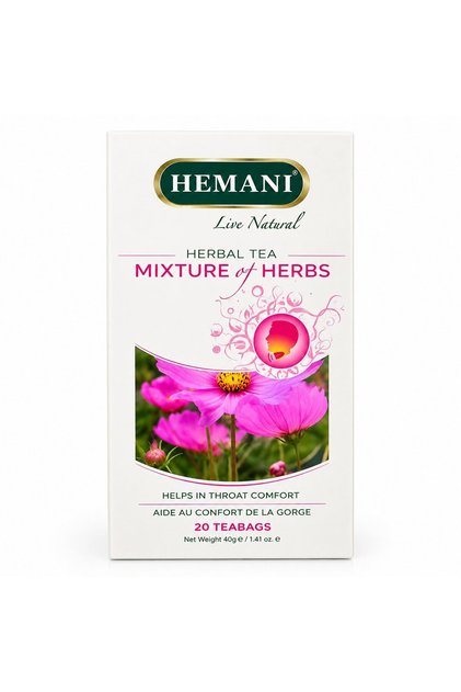 Mixture of Herbs - Helps in Throat Comfort (20 Teabags, 40g)