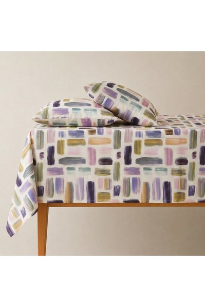 Double Size Flat 240X260 (Without Rubber) Sheet Set (Package Includes 1 Sheet + 2 Pillowcases)