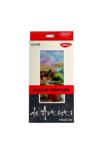 Culori Tempera 10 culori 22ml Artist
