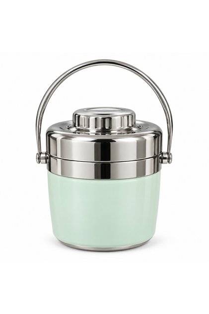 Kale Master 1,2 L Çelik Yemek Termosu – 2 Kaplı Paslanmaz Çelik Sefer Tası, Sıcak Soğuk Yemek Taşıma