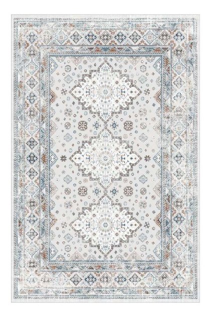 Carpet Rug Anti-Slip- Size- 153 x 214 (5x7 ft) | Color- Crea