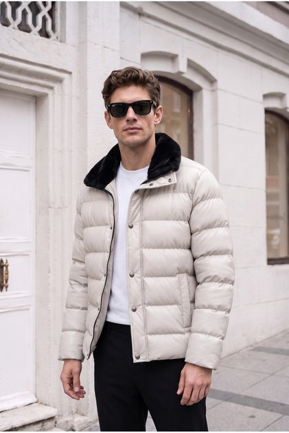New Season Fur Collar Puffer Coat