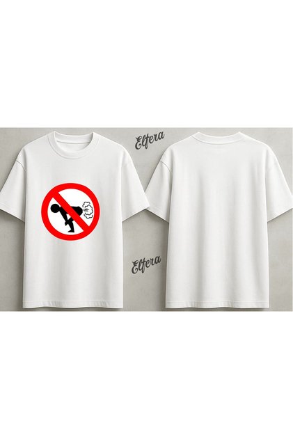 TRICOU UNISEX CU IMPRIMEU INTERZIS