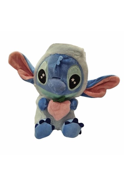Jucarie de plus Stitch, Plush, Albastra, 24x16 cm
