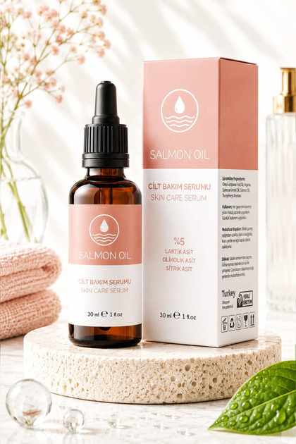 Norwegian Salmon Oil Skin Care Serum 30 ml |   Intensive Moisturizing & Nourishing Facial Serum