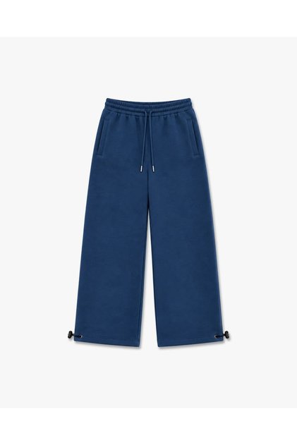 Kışlık Ayarlanabilir Paça Basic Baggy Eşofman Altı