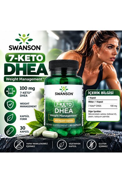 7-Keto Metabolite of DHEA Weight Management 100 mg 30 Caps