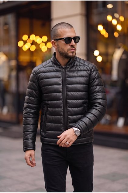 Basic Fermuarlı Şişme Mont