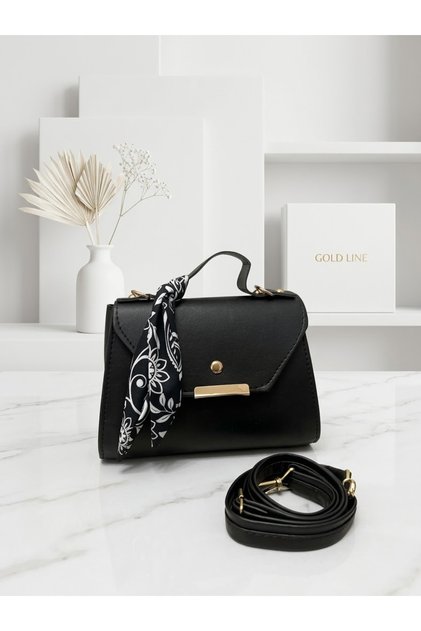 Faux Leather Scarf Detailed Shoulder & Hand Bag