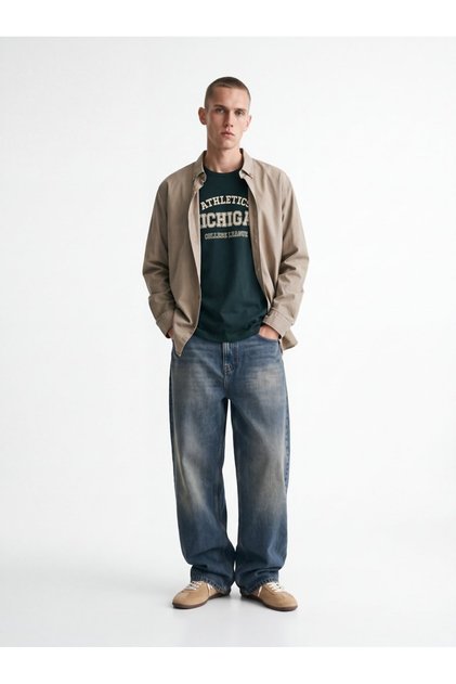 Regular Fit Basic Gray Shirt