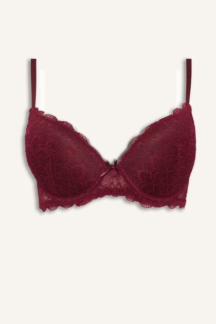 Lace Micro Covered Non-Padded Underwire Bra H8026Ax26Au