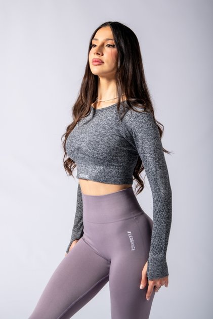 Crop-Top SoftContour, Gri