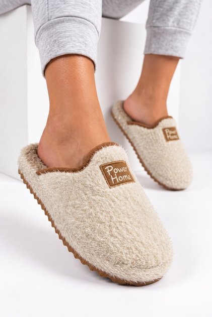 Si̇mora Model Women's House Slippers - Warm and Fluffy Slippers with Noise-Free Soles