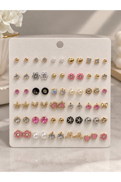 Fashion Stud Earrings Set