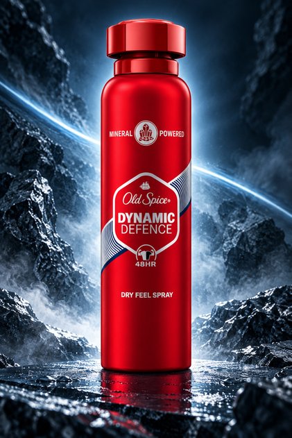 Deodorant spray, Dynamic Defence, fără aluminiu, fără alcool, protecție 48h, 200 ml