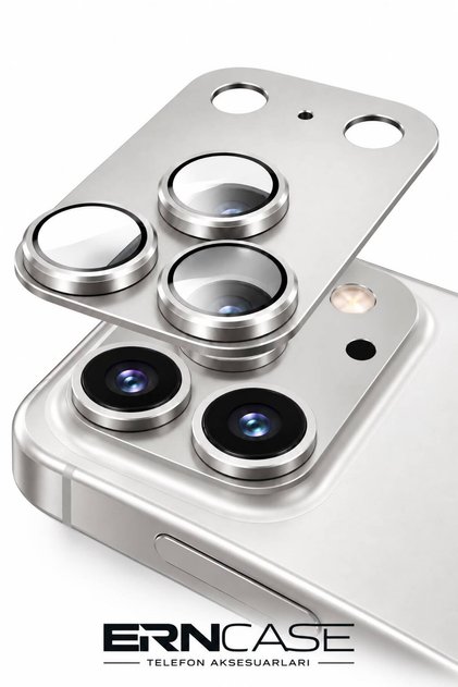 APPLE iPhone 18 Pro Max Premium AR+ AF Pürüzsüz Çerçeveli Tam Koruma Kamera Lens Koruyucu