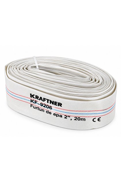 Furtun de apa 2", 20 m, pentru motopompe si pompe de apa, KF-9206