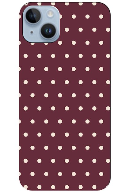iPhone 15 Plus Polka Burgundy (Burgundy)