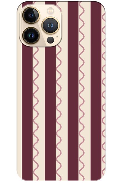 Apple iPhone 13 Pro Max Wave Stripe Burgundy (Bordeaux)