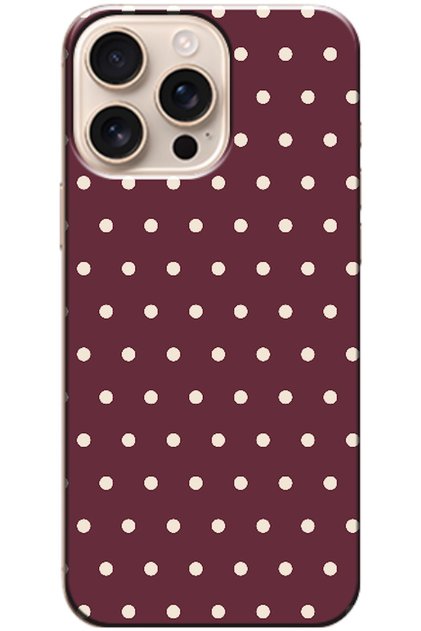 iPhone 16 Pro Polka Burgundy (Burgundy)