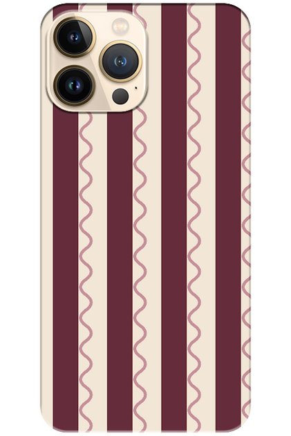 Apple iPhone 13 Pro Wave Stripe Burgundy (Bordeaux)