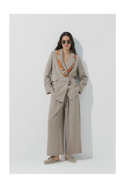 Bol Formlu Blazer Takım